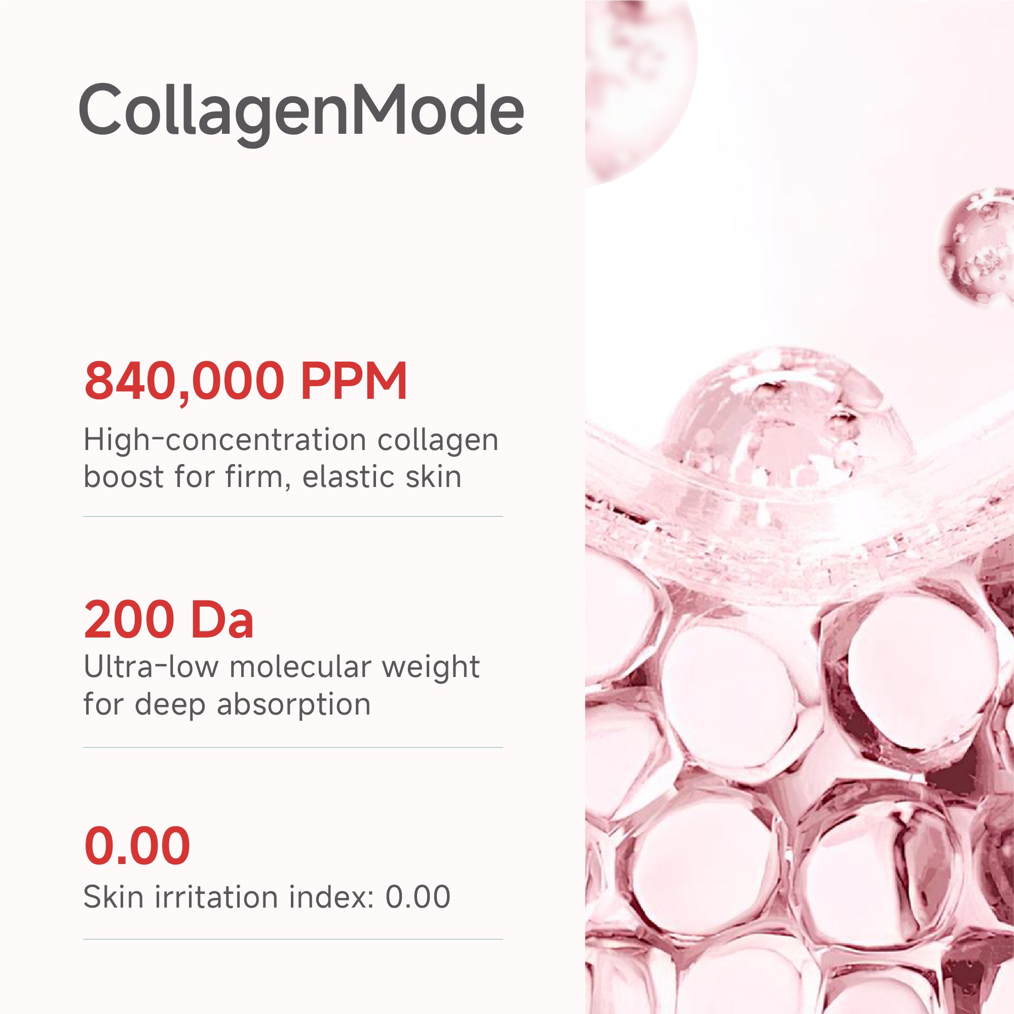 Ultra-Low Molecular CollagenMode Lifting Mask
